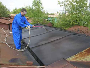 Гидроизоляция металлической крыши гаража